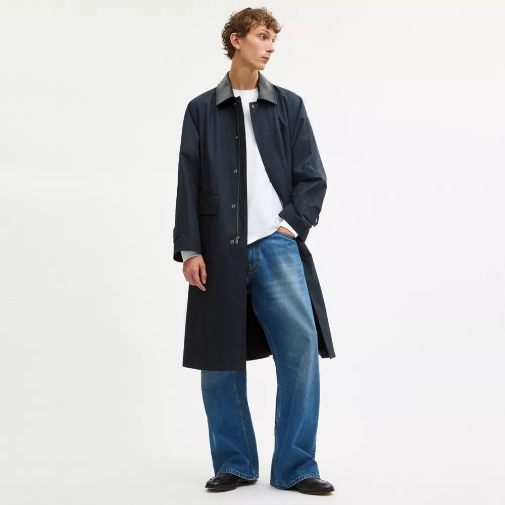 Lightweight Overcoat - Black