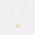 Repeated C Rondelle Necklace - Gold