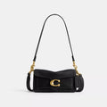 Soft Tabby Shoulder Bag 20 - Natural Grain Leather/Brass/Black