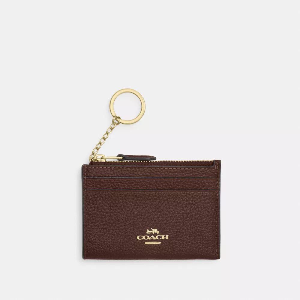 Mini Skinny ID Case - Gold/Maple