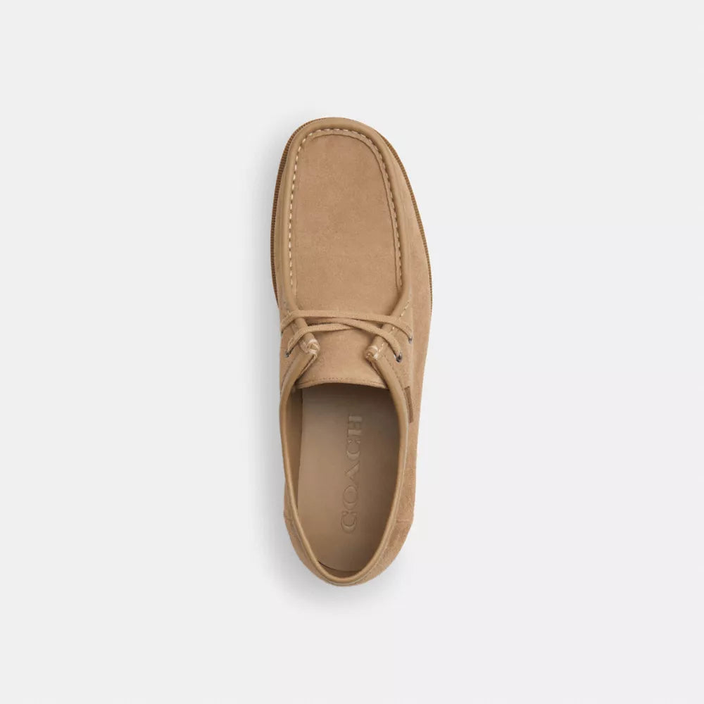 Chukka Shoe With Signature Canvas - Stone
