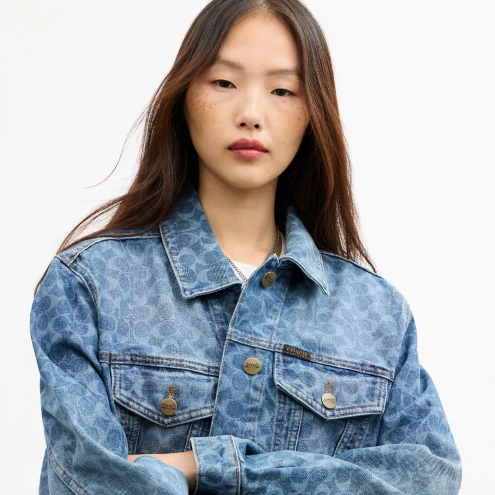 Signature Denim Trucker Jacket - Cold Spring