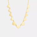 Signature Heart Statement Necklace - Gold