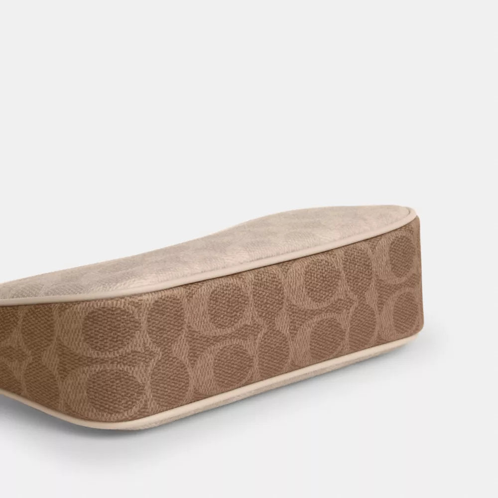 Nolita 19 In Blocked Signature Canvas - Gold/Sand/Tan