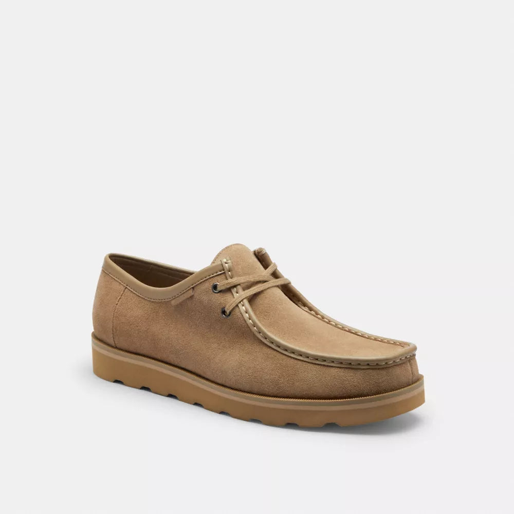 Chukka Shoe With Signature Canvas - Stone