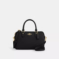 Rowan Satchel Bag - Gold/Black