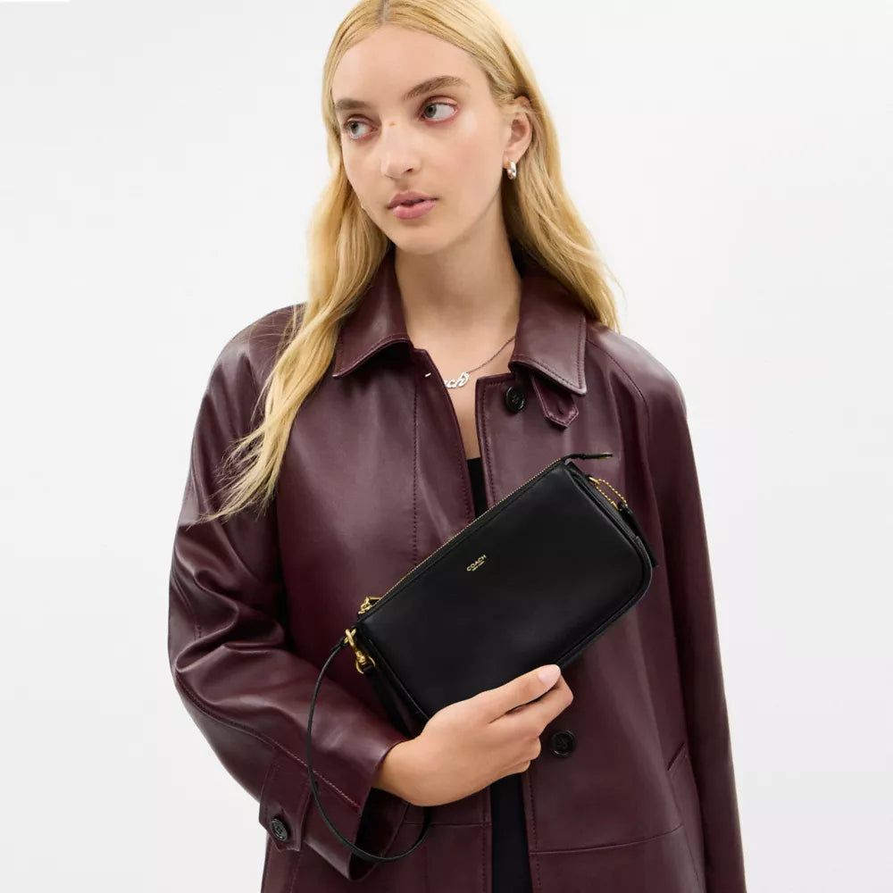Plaza Bag - Smooth Leather/Brass/Black