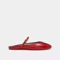 Ballet Mule - Crinkle Leather/Poppy