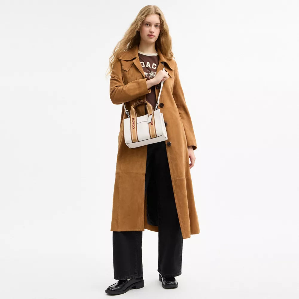 Smith Tote Bag 24 - Pebbled Leather/Silver/Chalk Multi