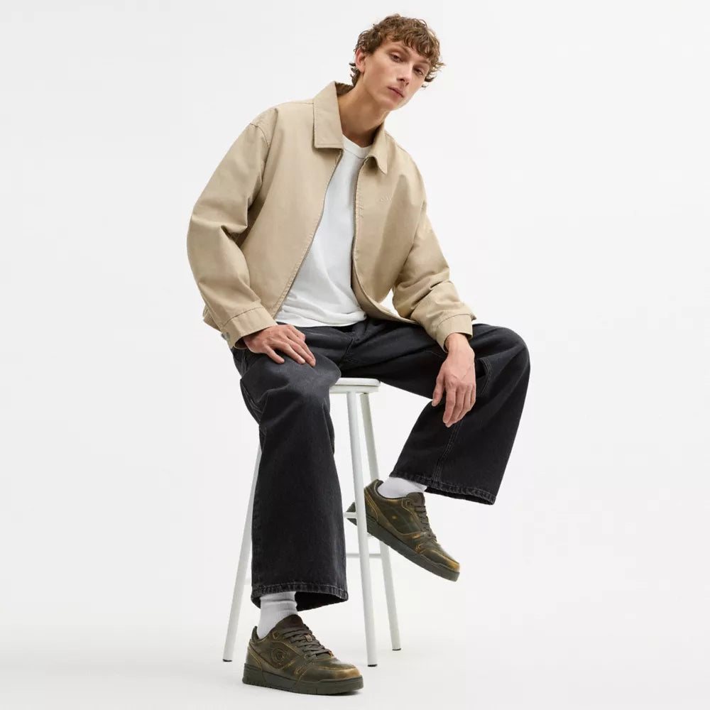 Soho Sneaker In Loved Leather - Loved Leather/Olive