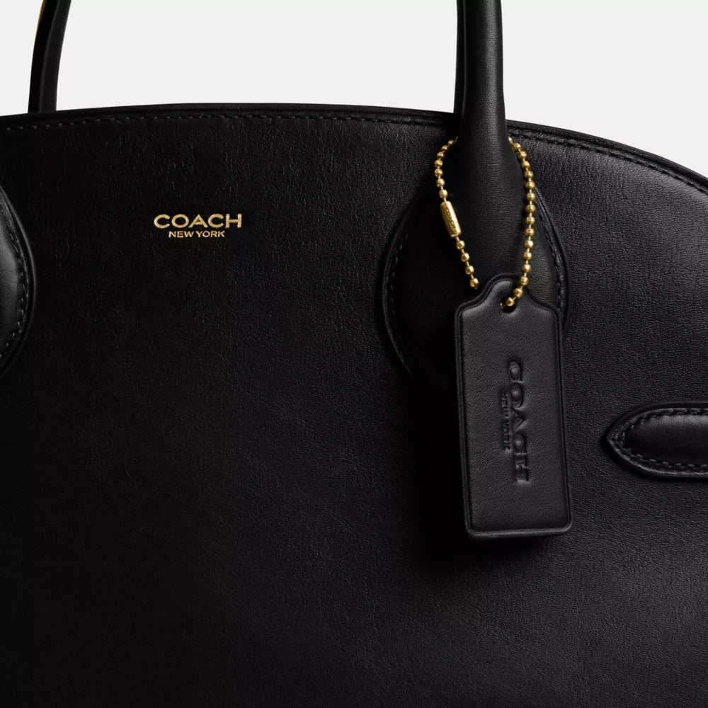 Soft Empire Carryall Bag 40 - Smooth Leather/Brass/Black