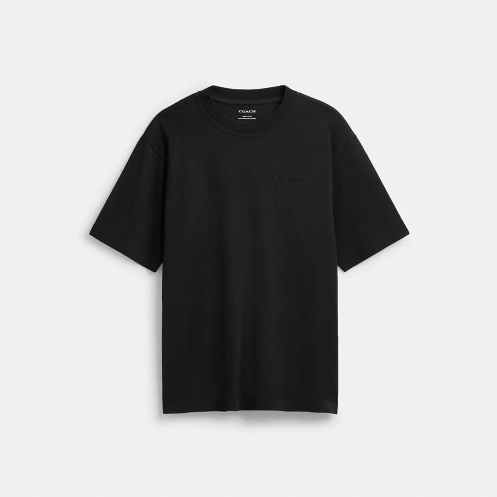 T-Shirt In Organic Cotton - Black