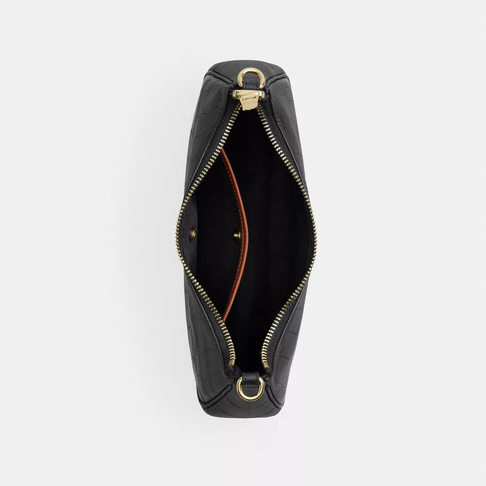 Soft Teri Shoulder Bag - Gold/Black