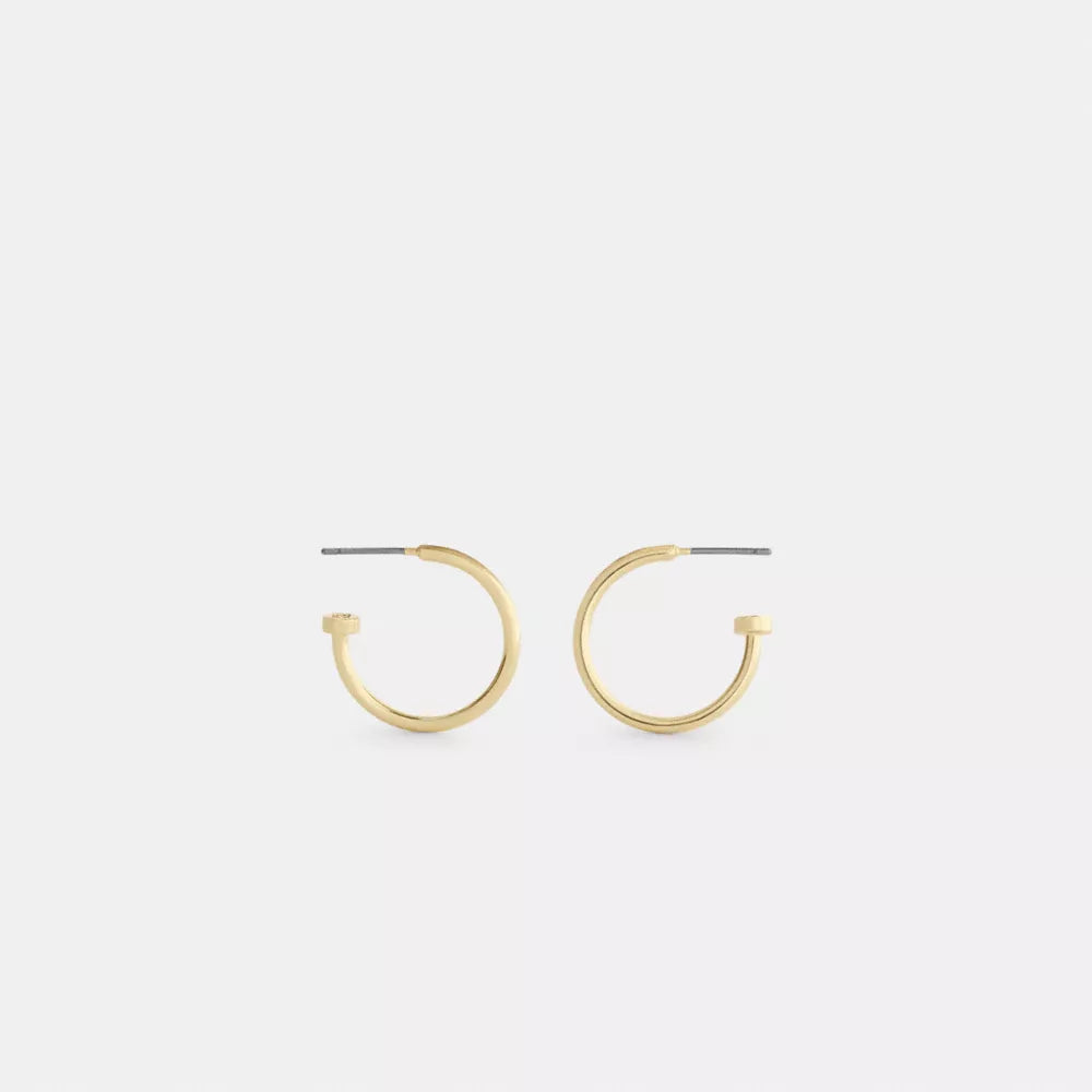 Medium Hoop Earrings - Gold