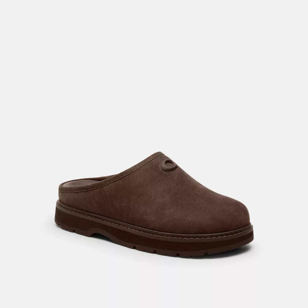 Sport Clog - Suede/Chocolate Brown