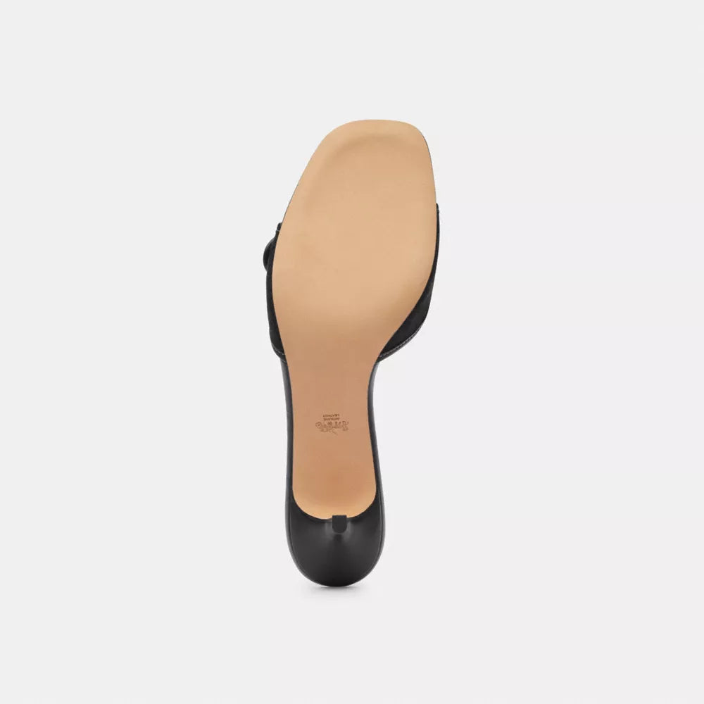 Margot Sandal In Signature Jacquard - Jacquard/Black