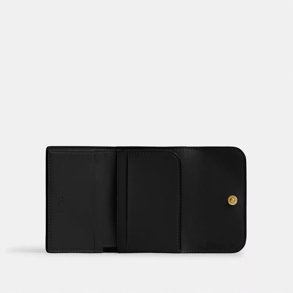 Essential Card Holder Wallet - Brass/Black