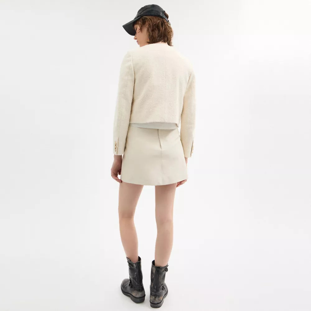 Heritage C Boucle Jacket - Cream