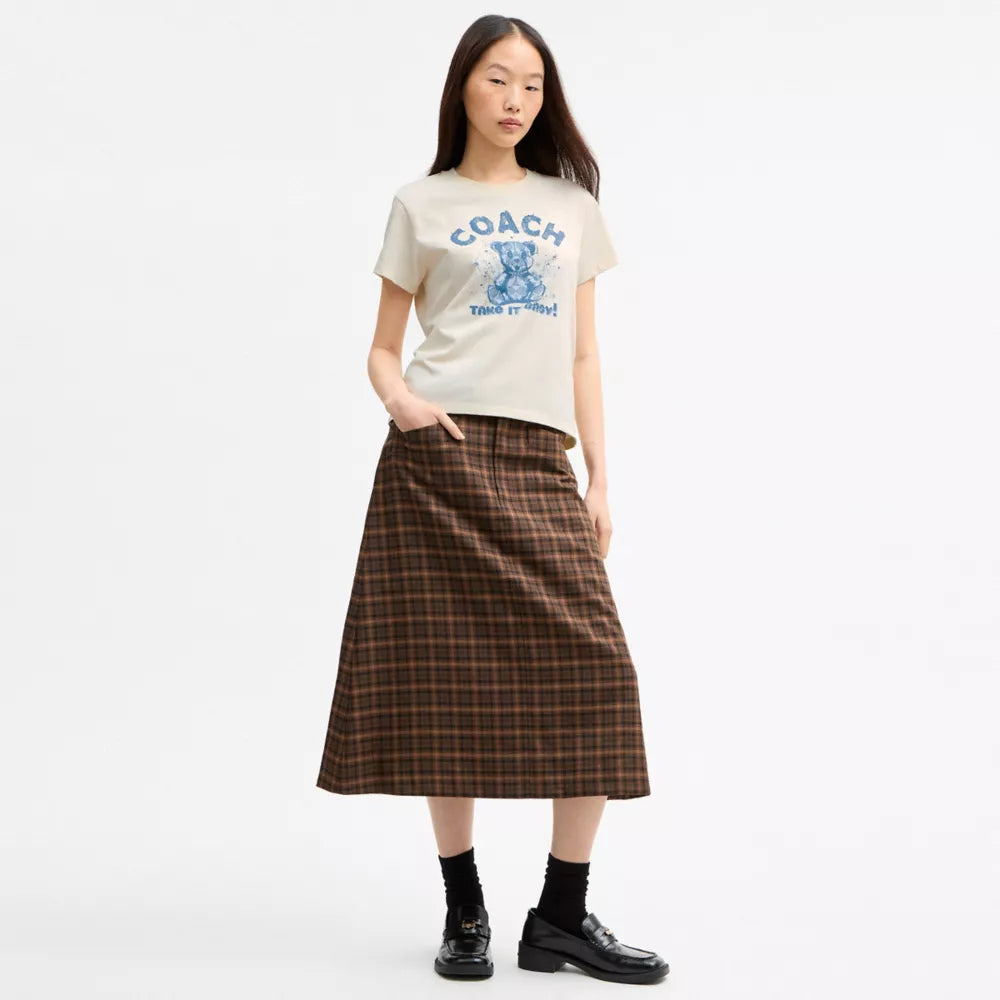 Teddy Shrunken T-Shirt - Cream