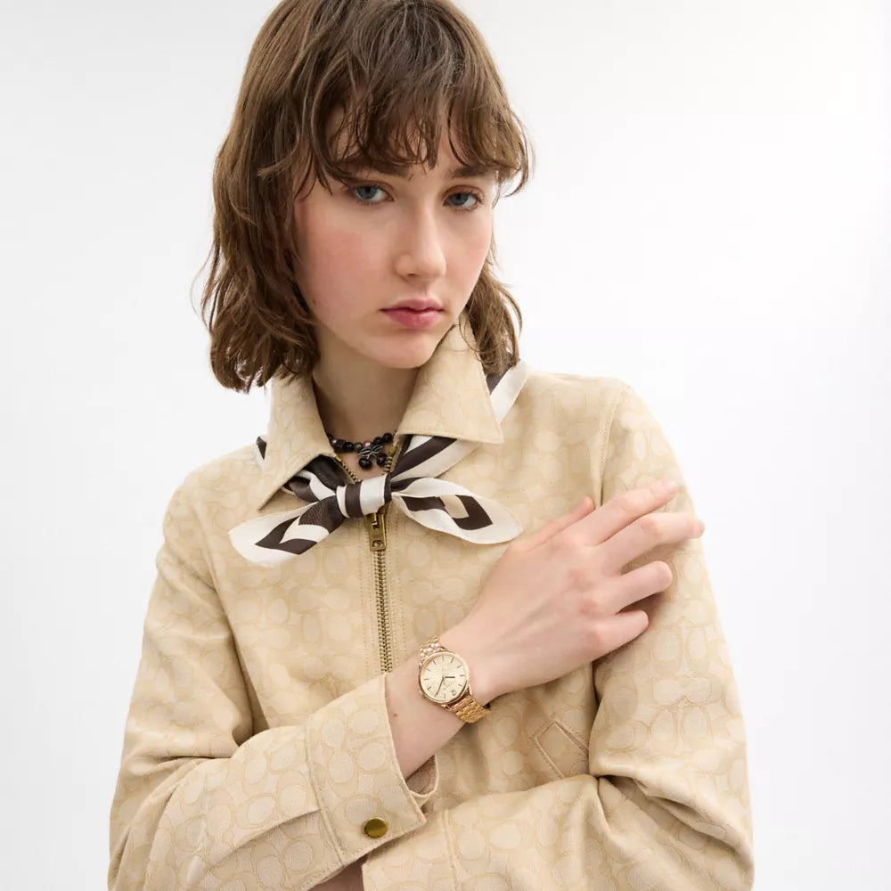 Olivia Watch, 34MM - Rose Gold