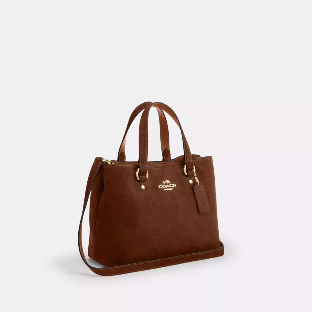 Station Carryall Bag - Suede/Gold/Warm Brown