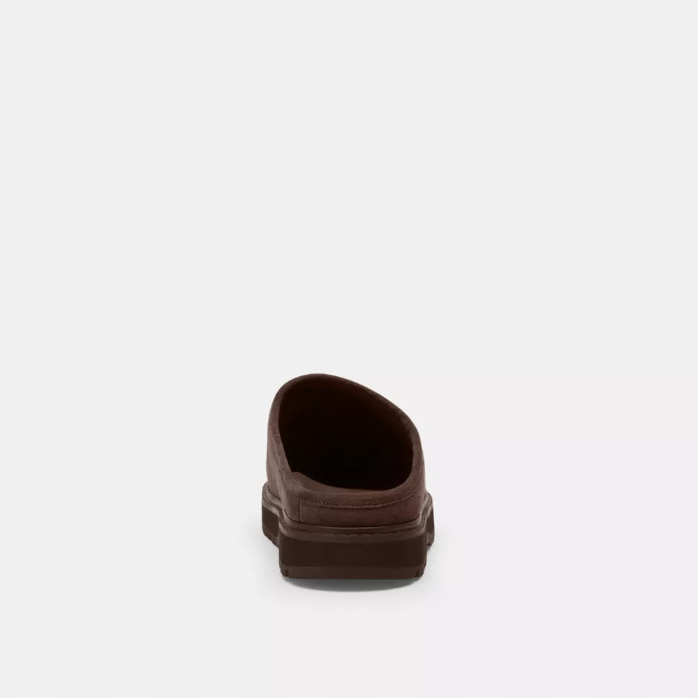 Sport Clog - Suede/Chocolate Brown