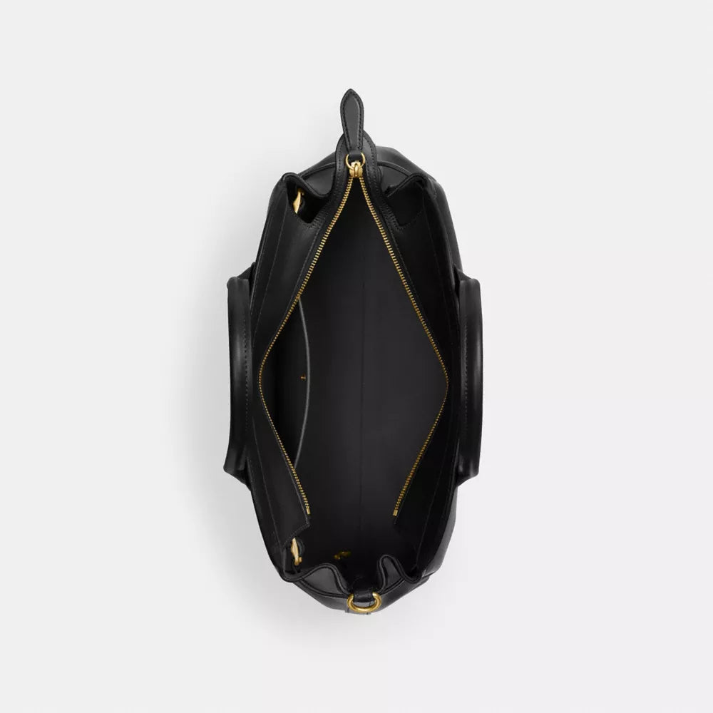 Soft Empire Carryall Bag 40 - Smooth Leather/Brass/Black