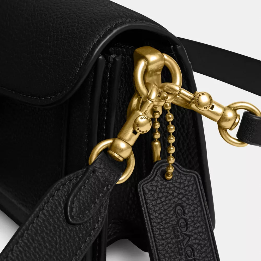 Tabby Shoulder Bag 20 - Brass/Black