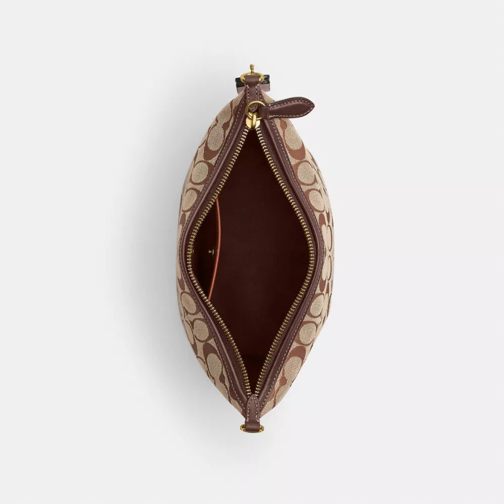Demi Bag In Signature Jacquard - signature jacquard/B4/Khaki  Maple