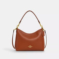 Laurel Shoulder Bag - Smooth Leather/Gold/Tan