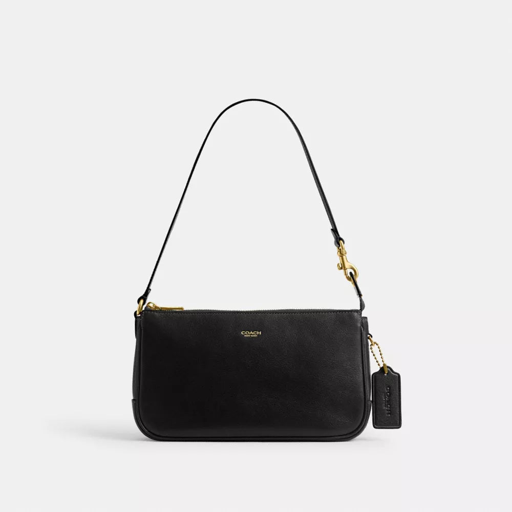 Plaza Bag - Smooth Leather/Brass/Black