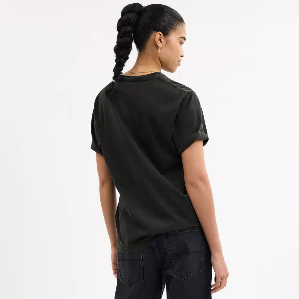 Signature Skeleton Rexy T-Shirt - Black