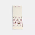 Fair Isle Print Knit Muffler - Chalk Multi