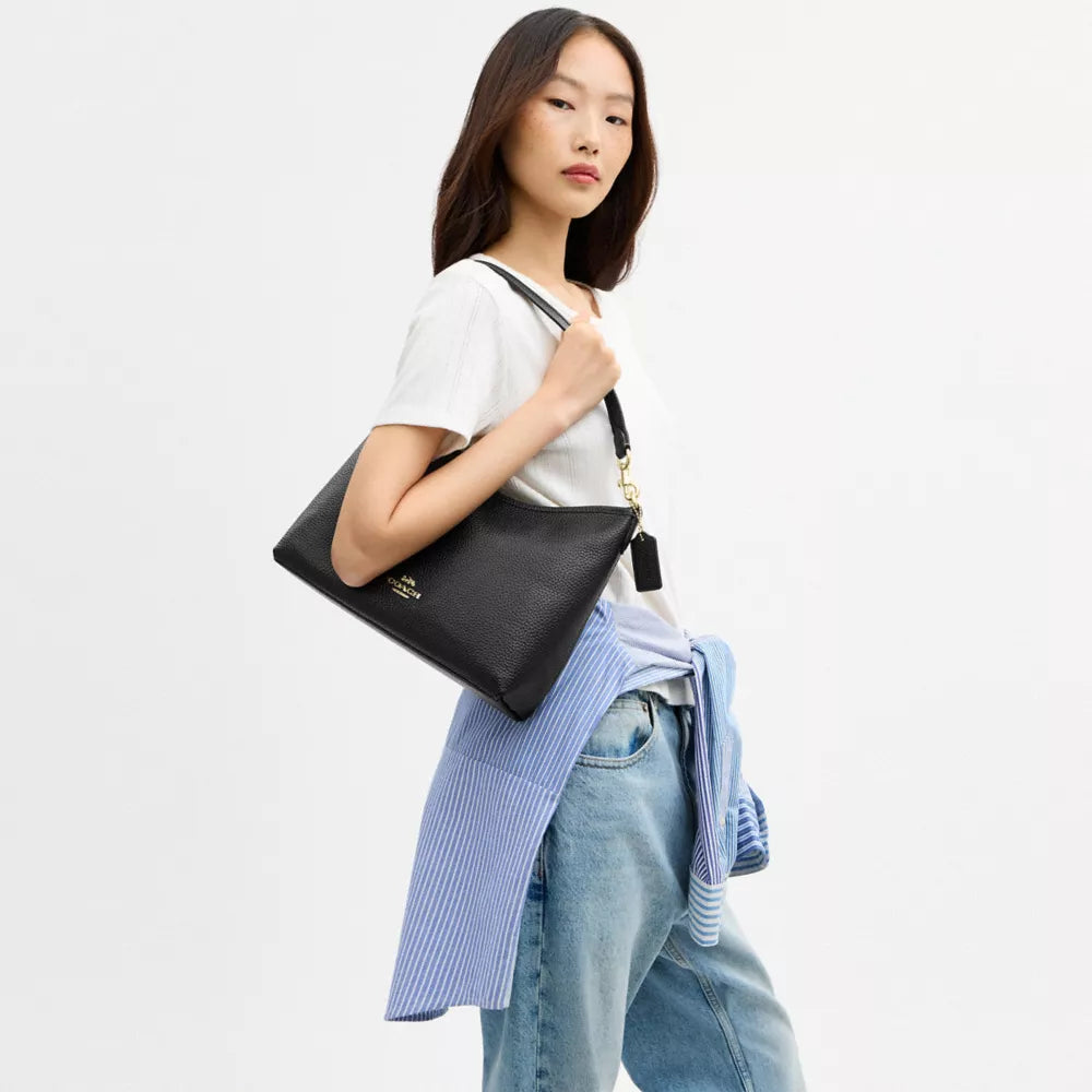 Laurel Shoulder Bag - Gold/Black