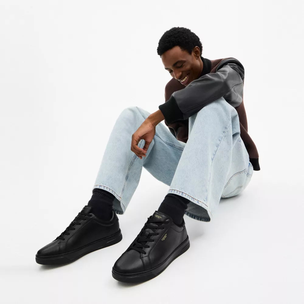High Line Sneaker - Smooth Leather/Black/Black
