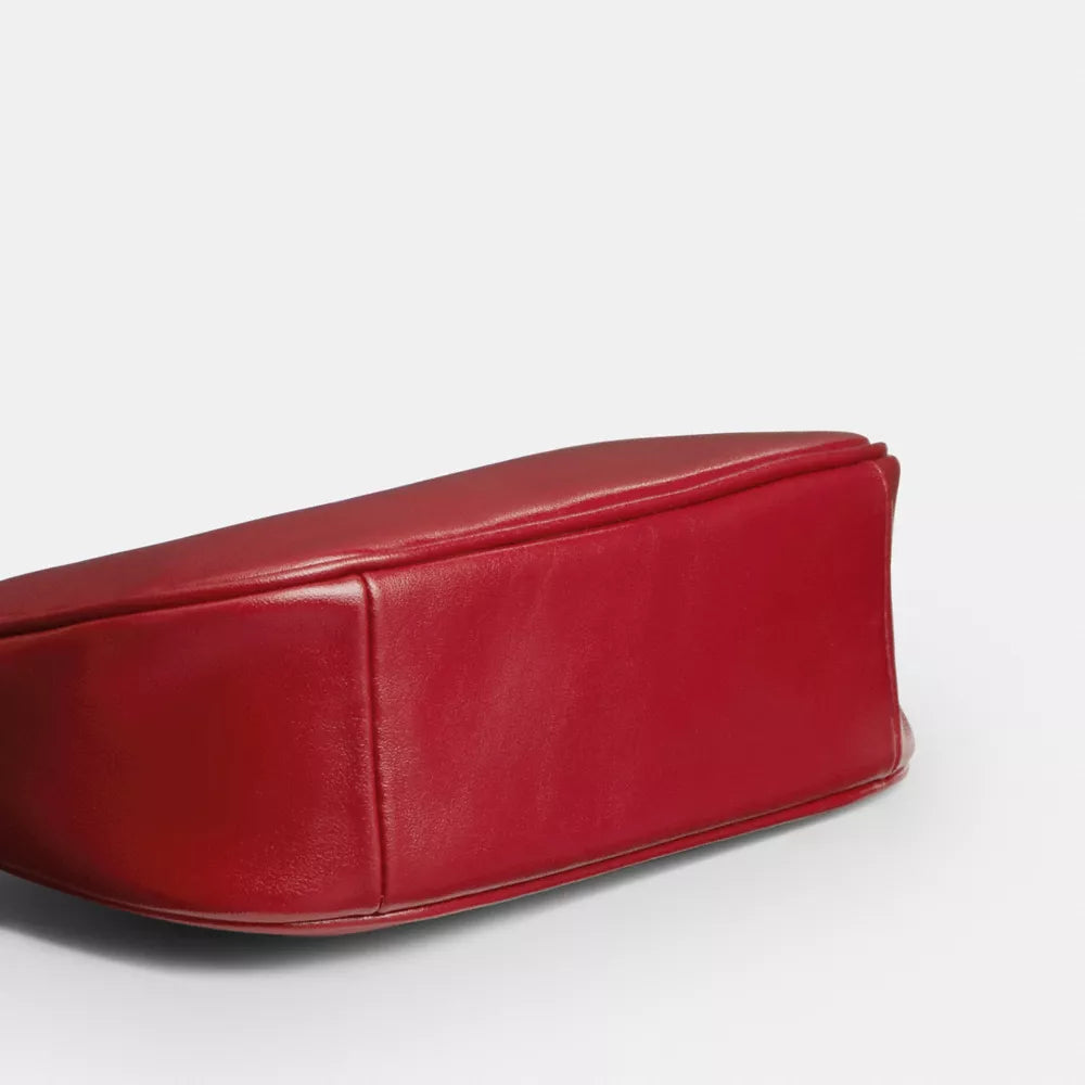 Soft Teri Mini Crossbody Bag - Smooth Leather/Gold/Poppy