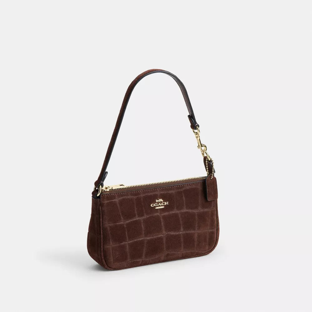 Nolita 19 - Embossed Crocodile/Gold/Maple