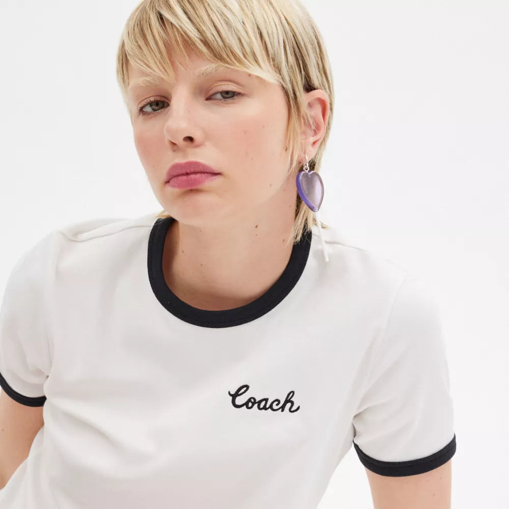 Coach Ringer T-Shirt - White