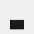 Compact Billfold Wallet - Pebbled Leather/Gunmetal/Black