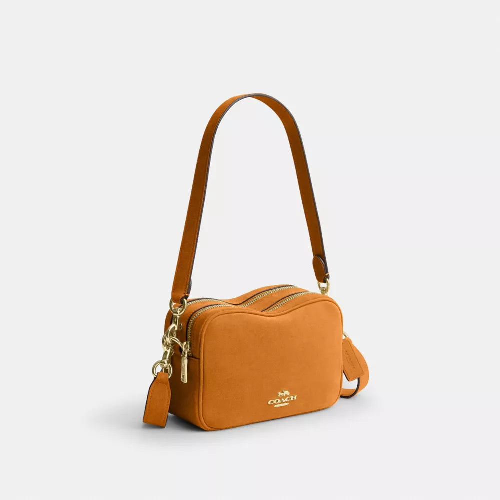 Mini Carey Crossbody Bag - Gold/Marigold