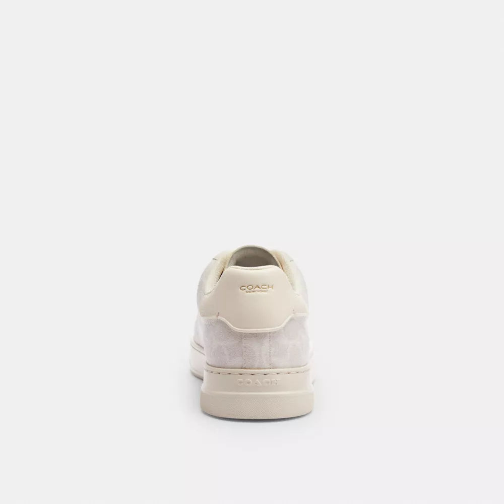 High Line Sneaker In Signature Canvas - Coated Canvas/Off White