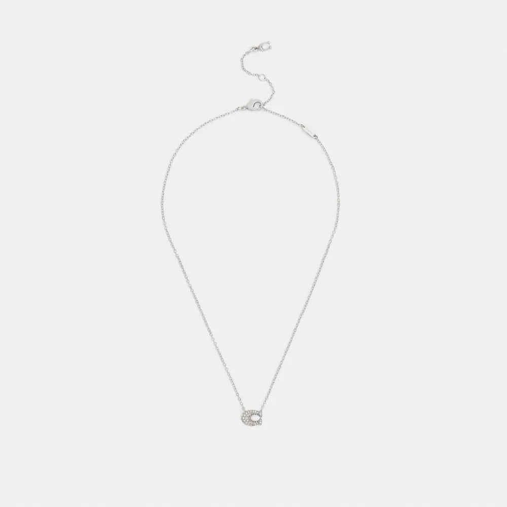 Pavﾨﾦ C Necklace - Silver