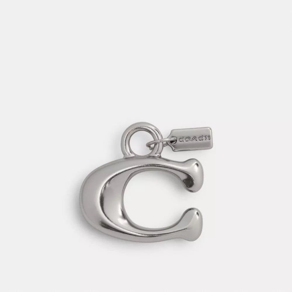 Small Signature Shoe Charm - Silver