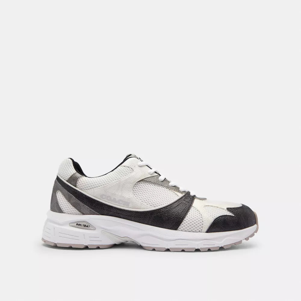 Sport Sneaker In Signature Canvas - Black/Multi