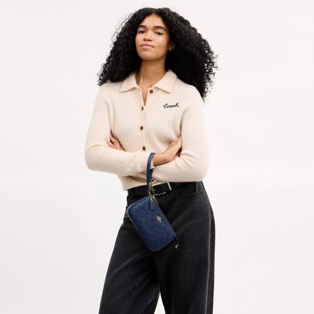 Nolita 19 In Signature Canvas - Signature Canvas/Gold/Navy