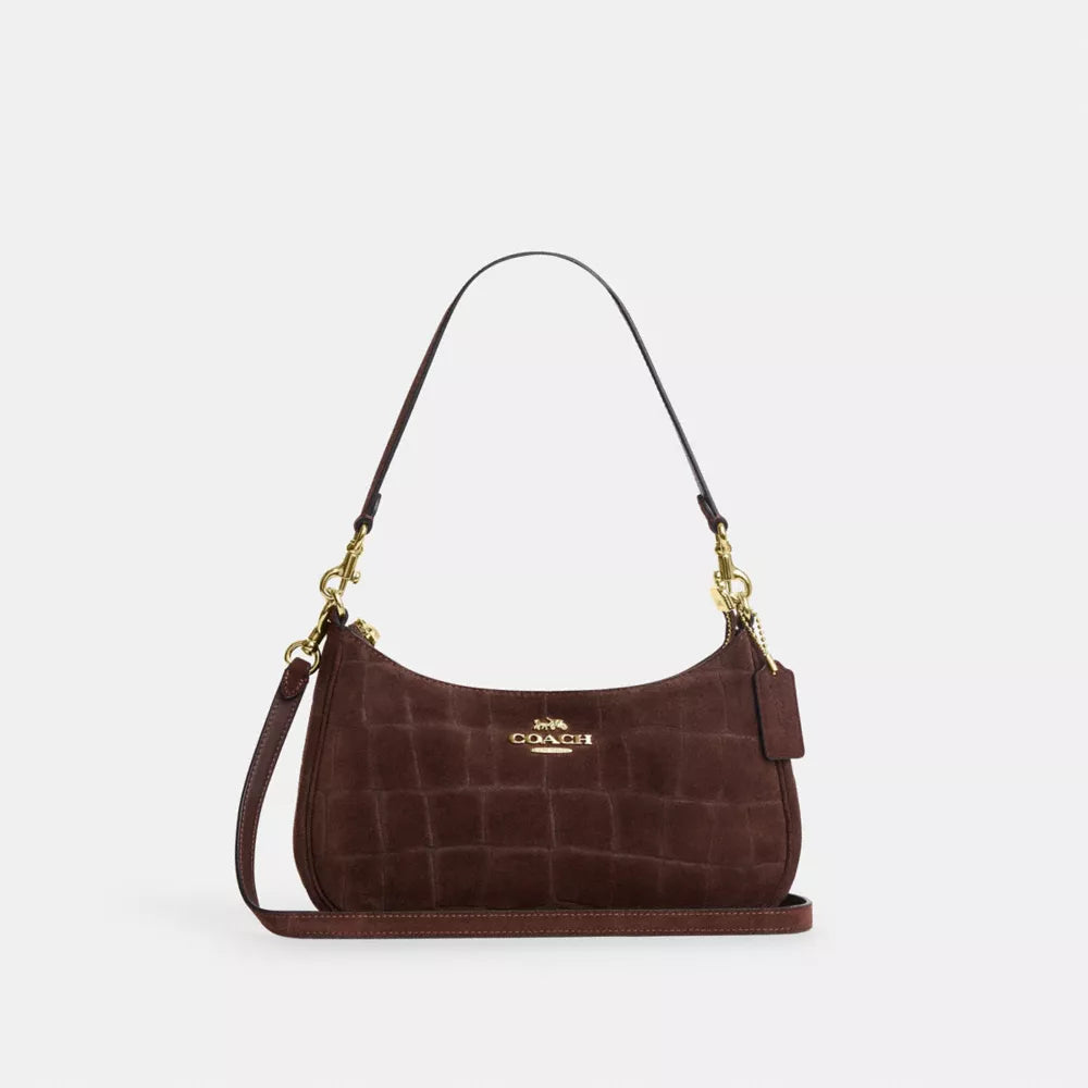 Soft Teri Shoulder Bag - Gold/Maple