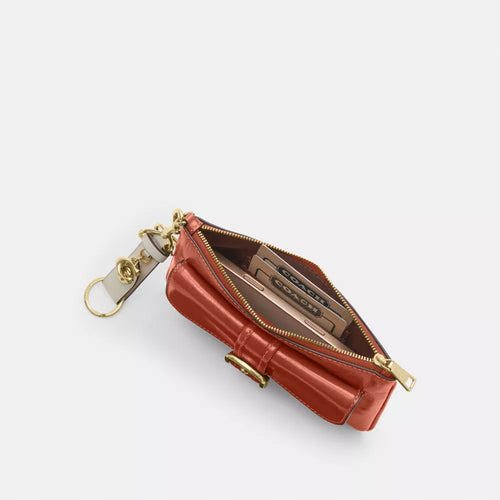 Ashton Wristlet - Gold/Cinnamon