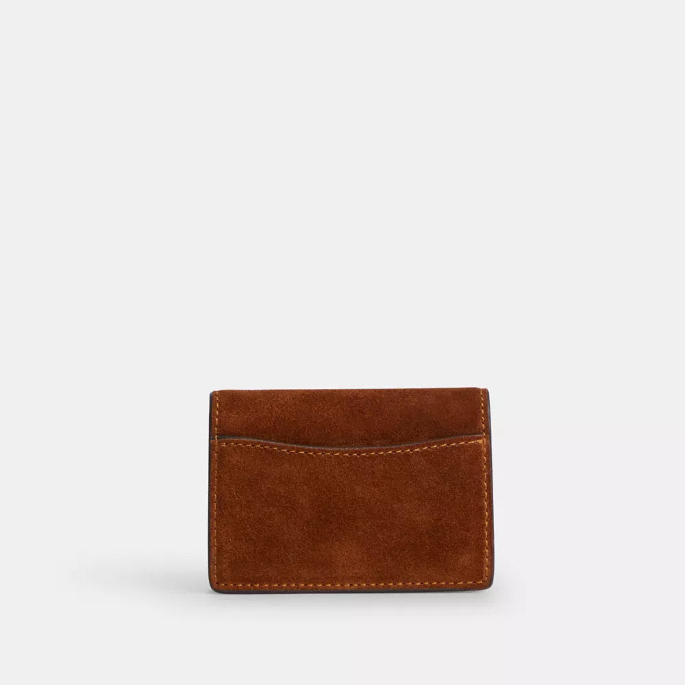 Card Case With Charms - Gold/Warm Brown