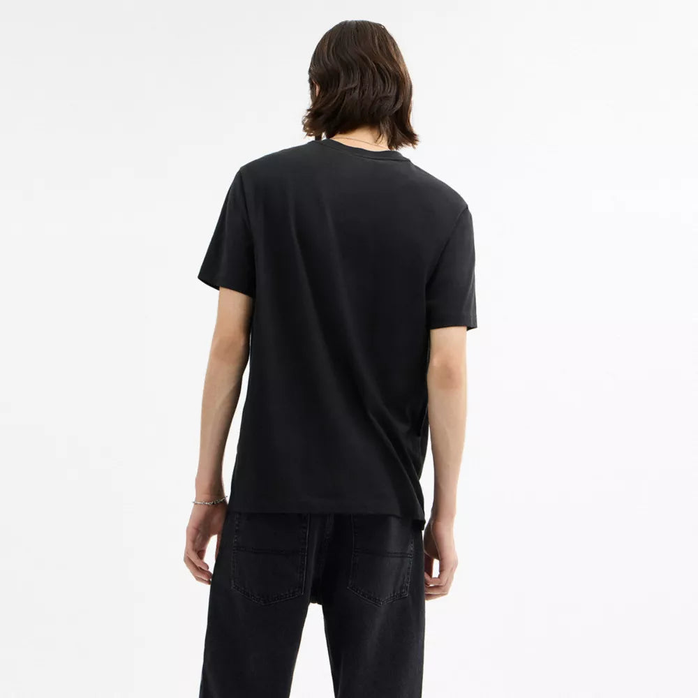 Signature Square T-Shirt In Organic Cotton - Black