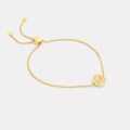 Signature Pavﾨﾦ Coin Slider Bracelet - Gold